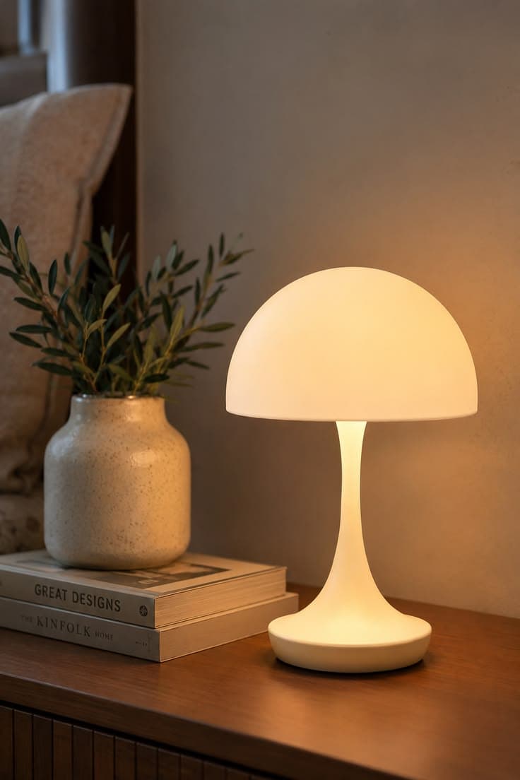 Minimalist Mushroom Table Lamp